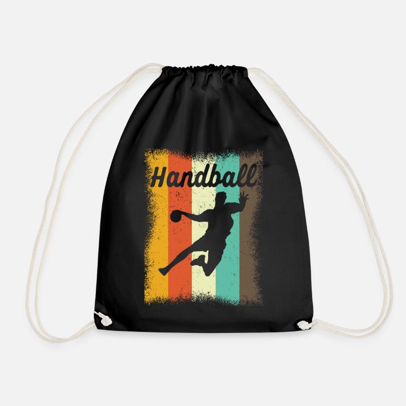 Handballtrainer Sport - Turnbeutel - Schwarz