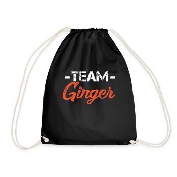 Team Ginger - Drawstring Bag - black - Front