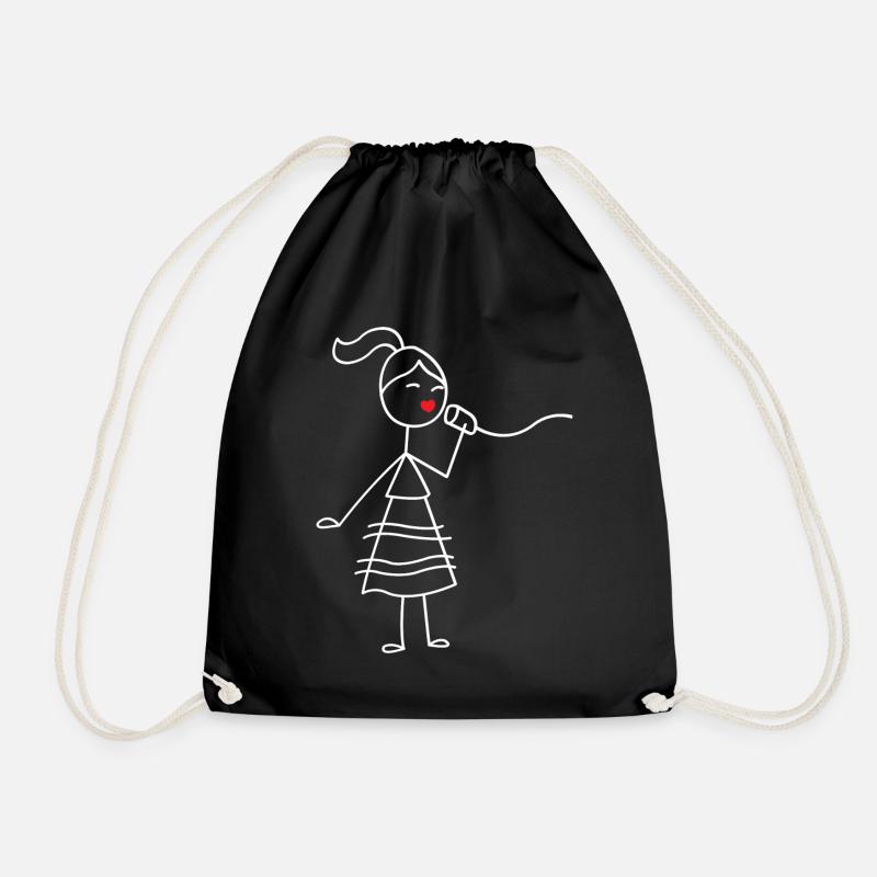 Geschenk Partnerlook Freundinnen Freundschaft BFF - Turnbeutel - Schwarz