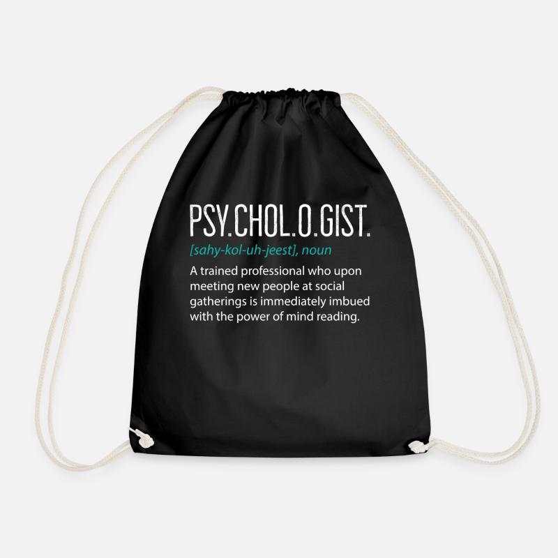 Psychologe - Turnbeutel - Schwarz