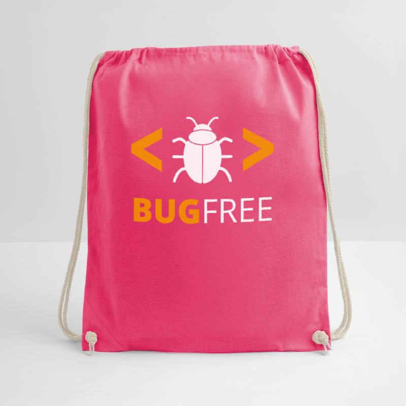 Bugfree Error Free Programmer Code Geek Drawstring Bag