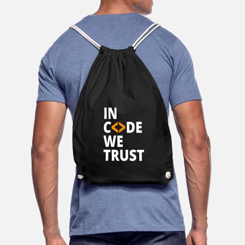 En code, nous faisons confiance au programmeur Geek Coding Nerd Sac de sport léger