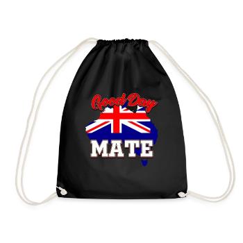 Drapeau Australie - Sac de sport léger - noir - Devant