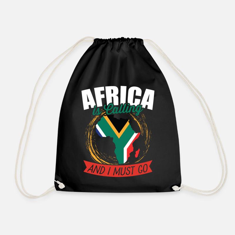 Afrika Ruf - Turnbeutel - Schwarz