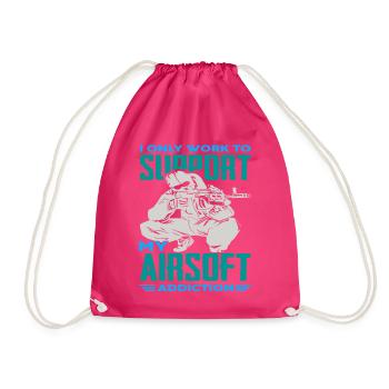 Airsoft - Sac de sport léger - fuchsia - Devant