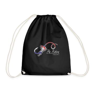 Fly Fishing Fishing Croatia Fishermen Gift - Drawstring Bag - black - Front