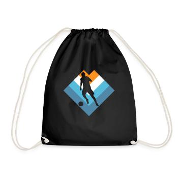 Footballeur - Sac de sport léger - noir - Devant