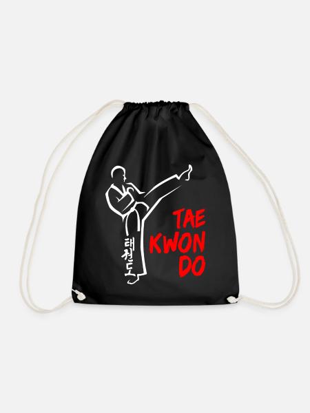 Taekwondo - Turnbeutel - Schwarz