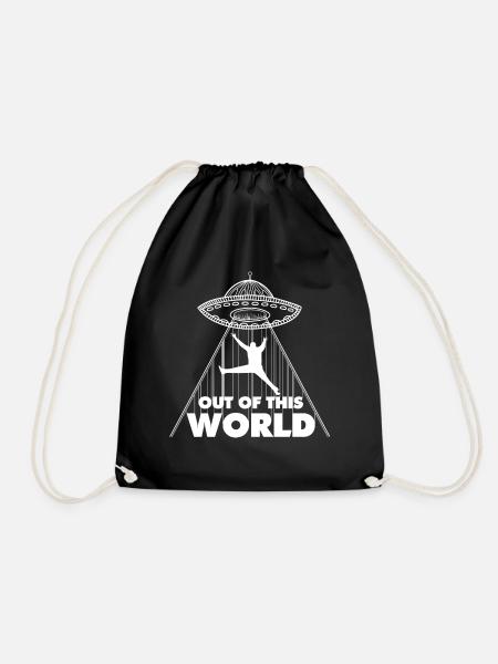 Handball Torwart Ufo Training Mannschaft Geschenk - Turnbeutel - Schwarz