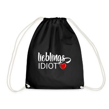 Idiot préféré - Sac de sport léger - noir - Devant
