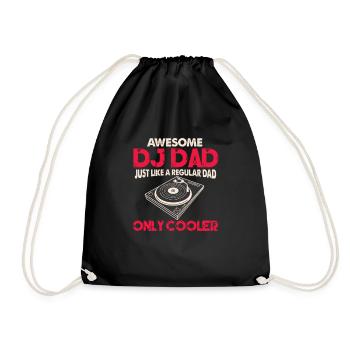 DJ père - Sac de sport léger - noir - Devant