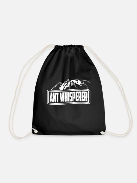 Ameise Geschenk Ant Whisperer Insekt - Turnbeutel - Schwarz