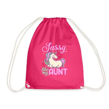 tante - Sac de sport léger - fuchsia - Devant