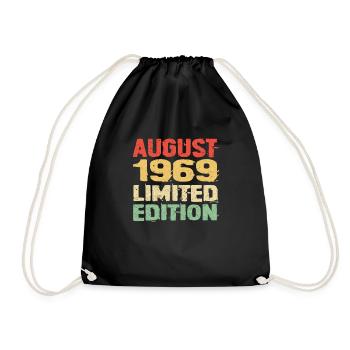 August 1969 - Turnbeutel - Schwarz - Vorne