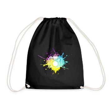 La photographie | Photographes | photographe - Sac de sport léger - noir - Devant