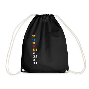 La photographie | Photographes | photographe - Sac de sport léger - noir - Devant