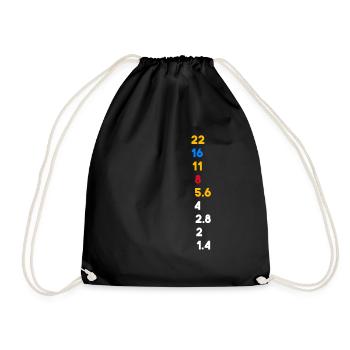 La photographie | Photographes | photographe - Sac de sport léger - noir - Devant