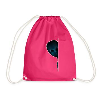 Alien - Turnbeutel - Fuchsia - Vorne