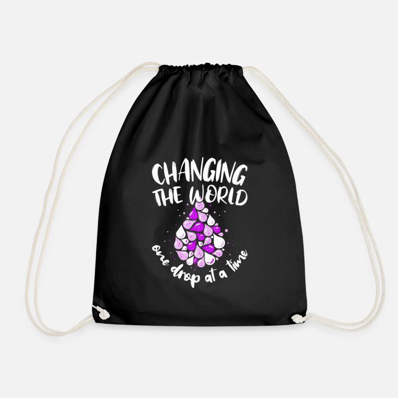 Ätherische Öle Essential Oils: Changing the World - Turnbeutel - Schwarz