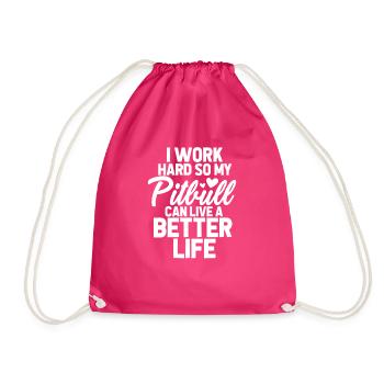 Pitbull - Sac de sport léger - fuchsia - Devant