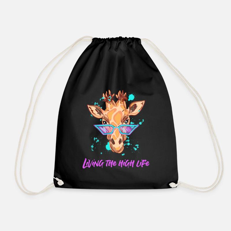 Girafe cool - Sac de sport léger - noir