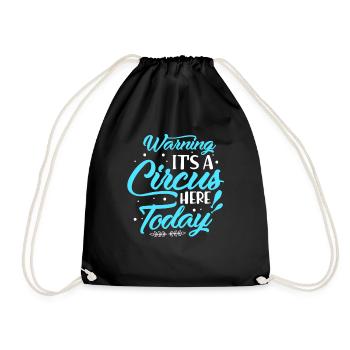 Circus - Drawstring Bag - black - Front