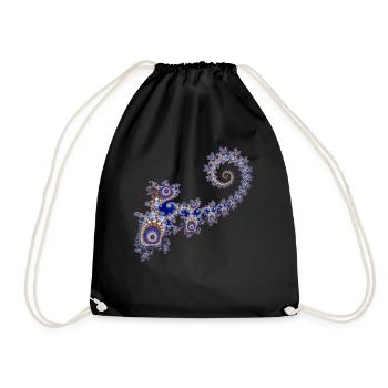 Fractale - Sac de sport léger - noir - Devant