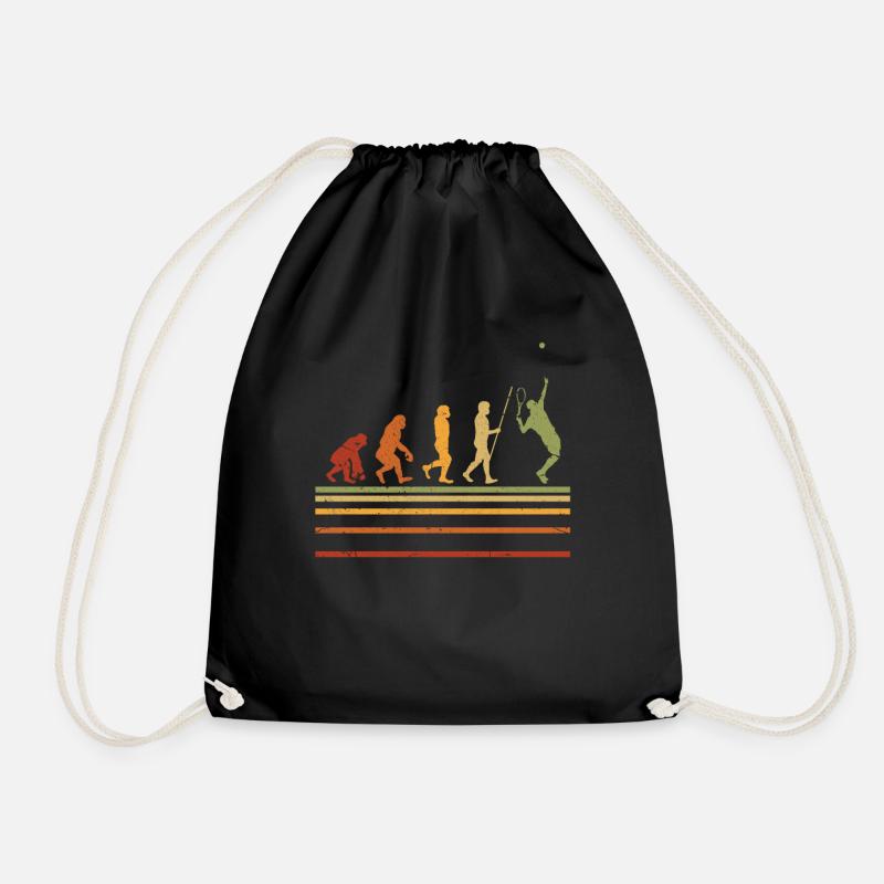 Tennis Evolution - Turnbeutel - Schwarz