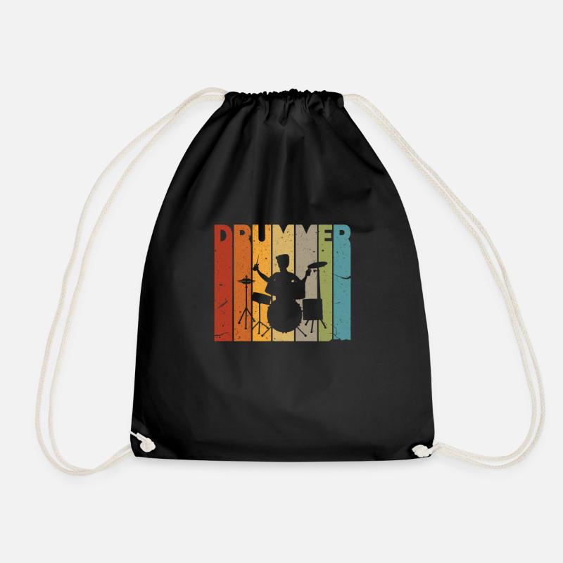 Drummer - Turnbeutel - Schwarz
