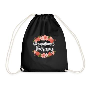 occupational Therapy - Drawstring Bag - black - Front