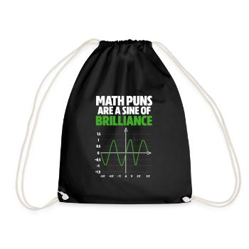 math - Sac de sport léger - noir - Devant