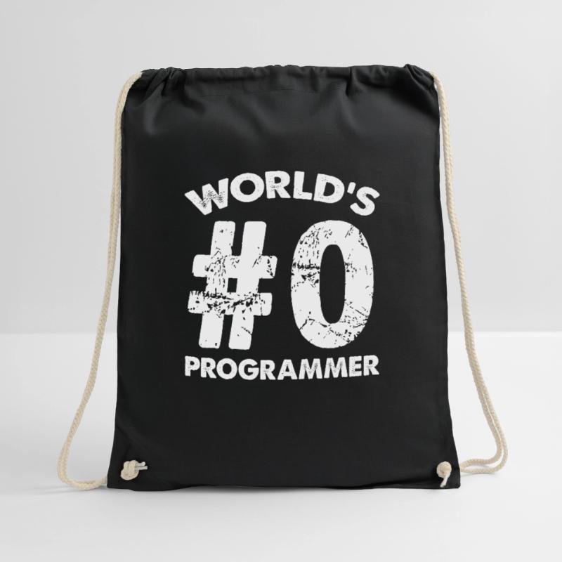 Software developer programmer software Drawstring Bag