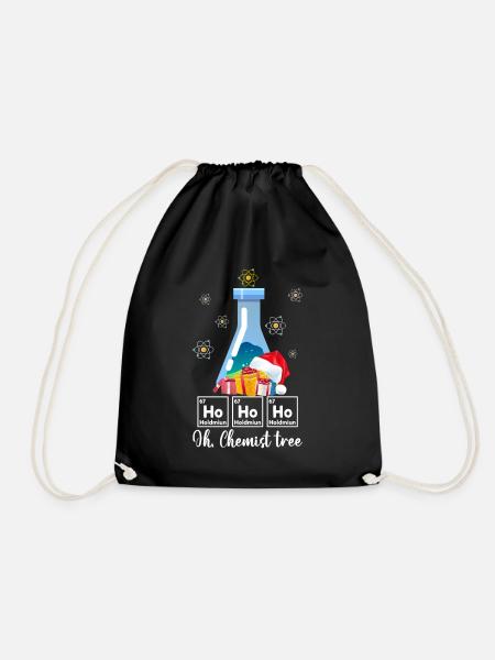 Ho Ho Ho Oh Chemist Tree Funny Chemistry Lovers - Turnbeutel - Schwarz