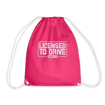 2003 - Drawstring Bag - fuchsia - Front