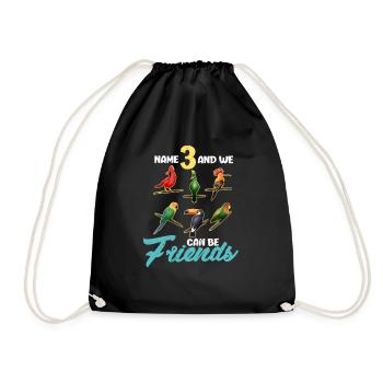 Birdwatching Bird Birdwatching Gift - Sac de sport léger - noir - Devant