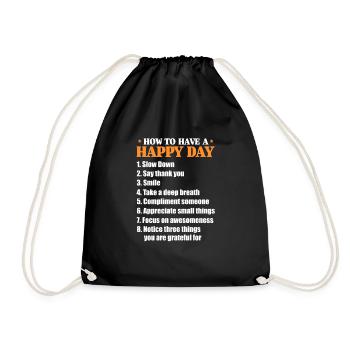 Bouddhisme - Sac de sport léger - noir - Devant