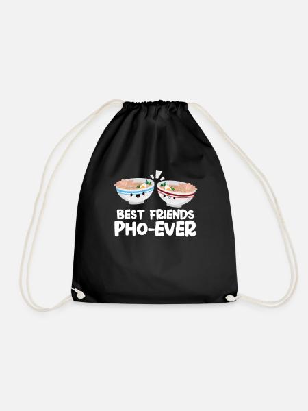 Pho Freundschaft - Turnbeutel - Schwarz