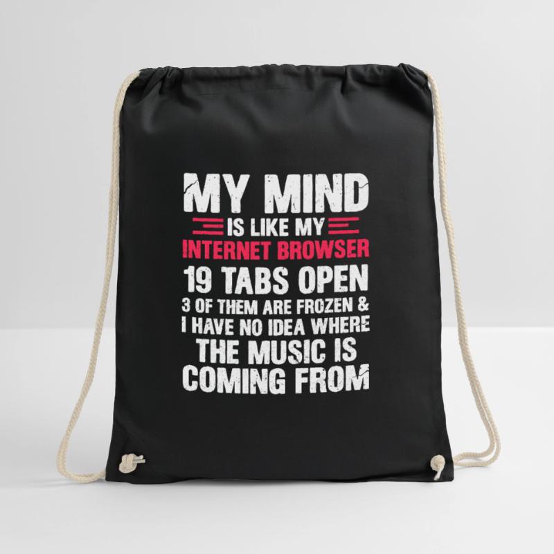 Cadeau de nerd de programmeur de pensée Internet Sac de sport léger