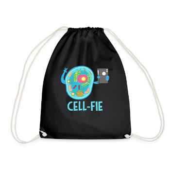 Cadeau de chimie de nerd de science cellulaire de biologie - Sac de sport léger - noir - Devant