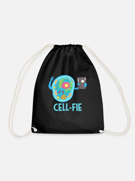 Biologie Zelle Wissenschaft Nerd Chemie Geschenk - Turnbeutel - Schwarz