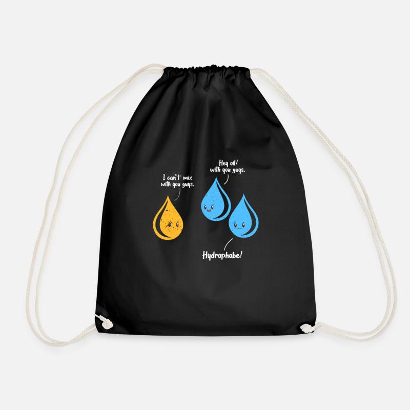 Chemie Wissenschaft Physik Science Labor Geschenk - Turnbeutel - Schwarz