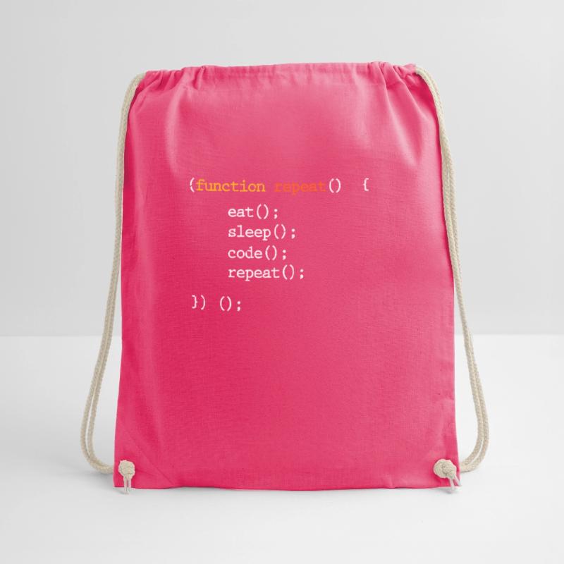 Programmer Coder Programming Computer Science Nerd Drawstring Bag