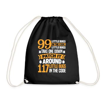 Programmeur code cadeau codeur informatique - Sac de sport léger - noir - Devant
