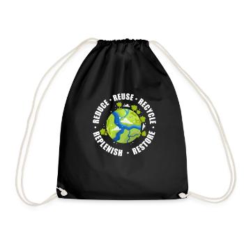 Changement climatique - Sac de sport léger - noir - Devant