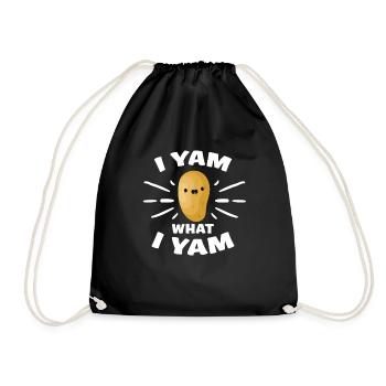 pomme de terre - Sac de sport léger - noir - Devant