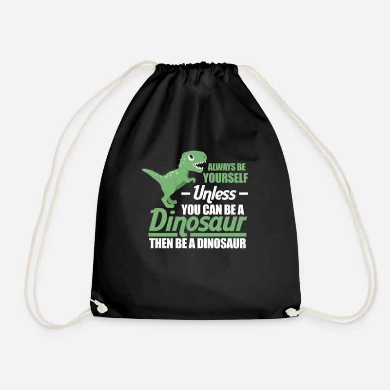 dinosaure - Sac de sport léger - noir
