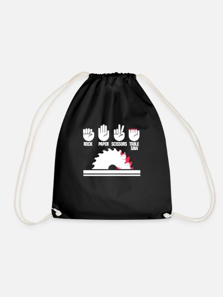 Charpentier charpentier charpentier bois artisan - Sac de sport léger - noir