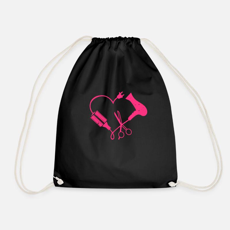 Coiffeur coiffeur coiffeur coiffure coiffeur cadeau - Sac de sport léger - noir
