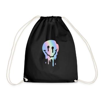 Techno - Drawstring Bag - black - Front