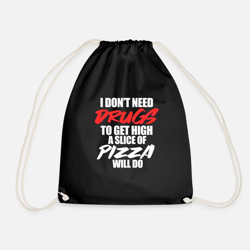 diabetes - Drawstring Bag - black